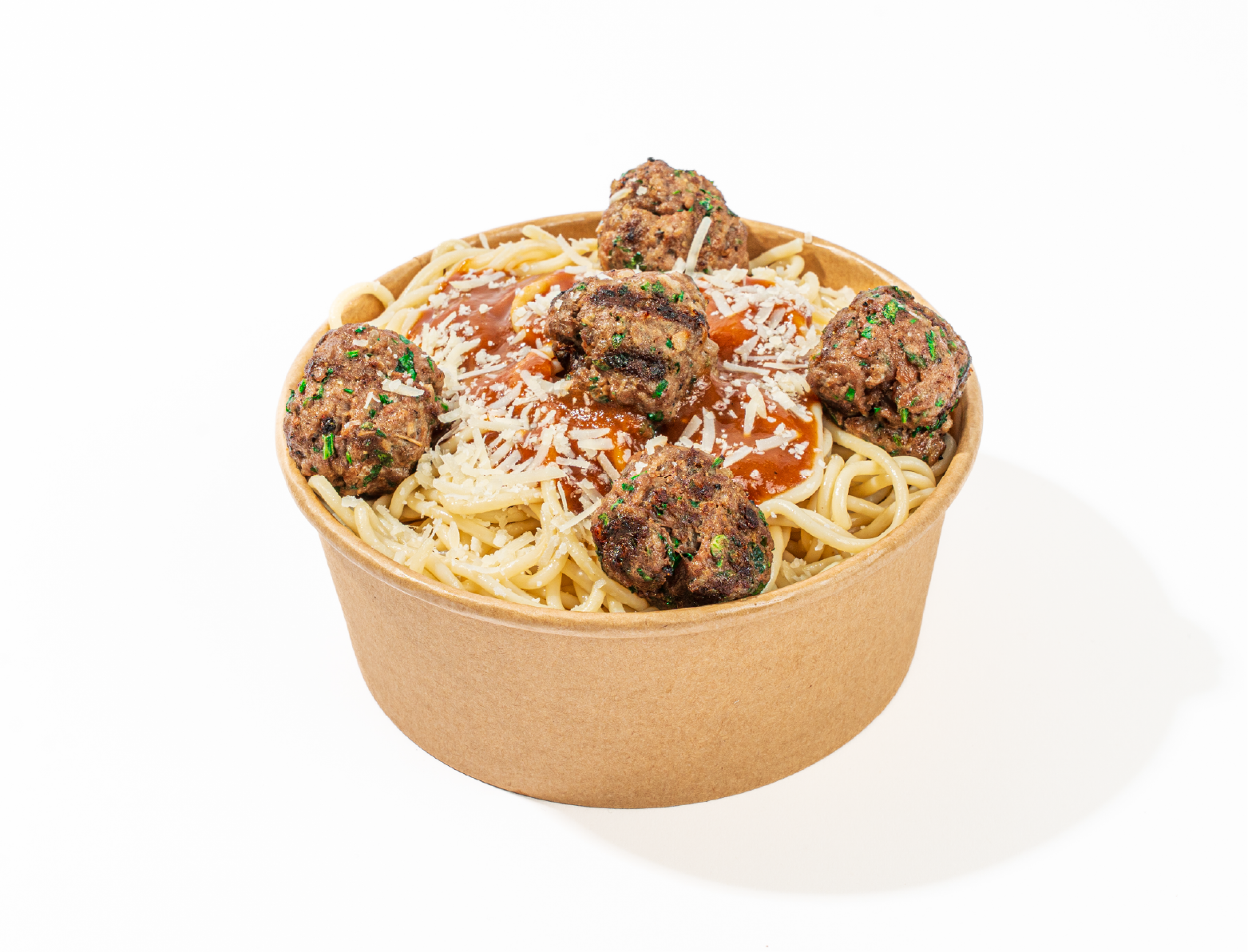Spaghitti with meatballs Tomato Basil Sauce