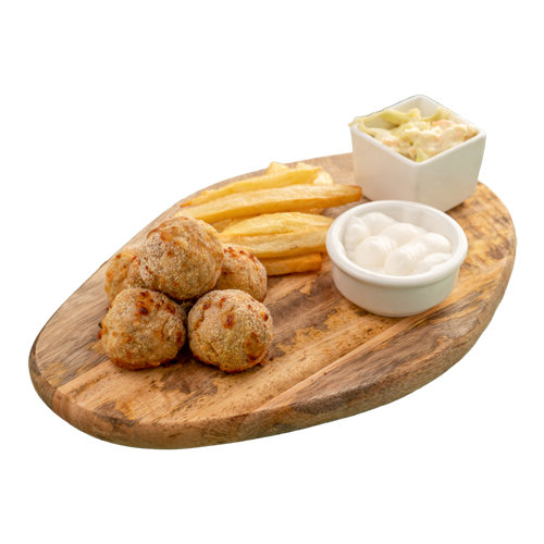 Crispy Chicken Popcorn With Potato