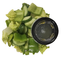 Green Salad ( Arabic Sauce ) 