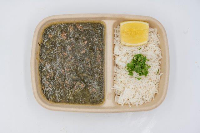 Mediterranean Spinach Chicken Stew with Rice