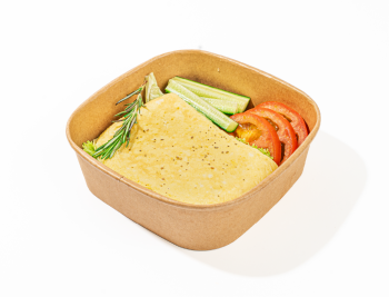 Scrambled eggs cheddar cheese Wrap