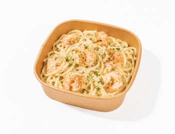 Creamy Pasta With Shrimp & Basil