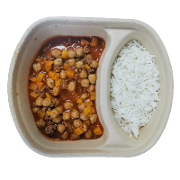 Chickpea Butternut Yakhna (Veal) With Rice